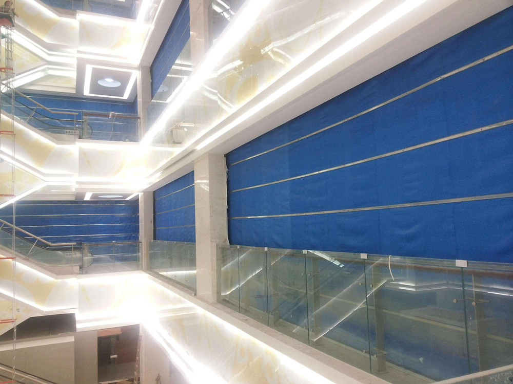 石英纖維在高檔建筑消防防火簾上的應用